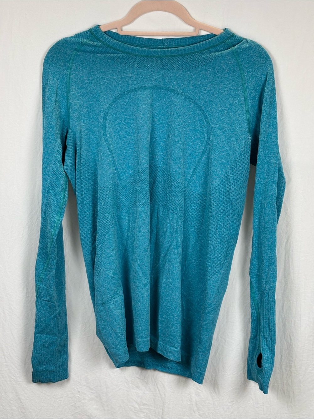 Lululemon women’s 10 Teal Long-Sleeve Swiftly Women's Sweater